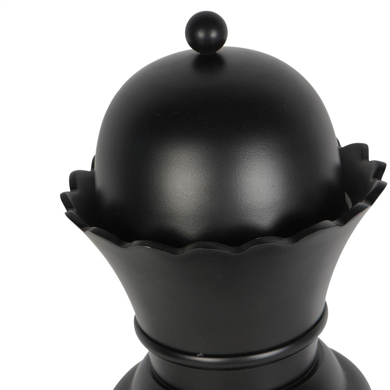Chess Piece Black Queen Sculpture | Extra Large